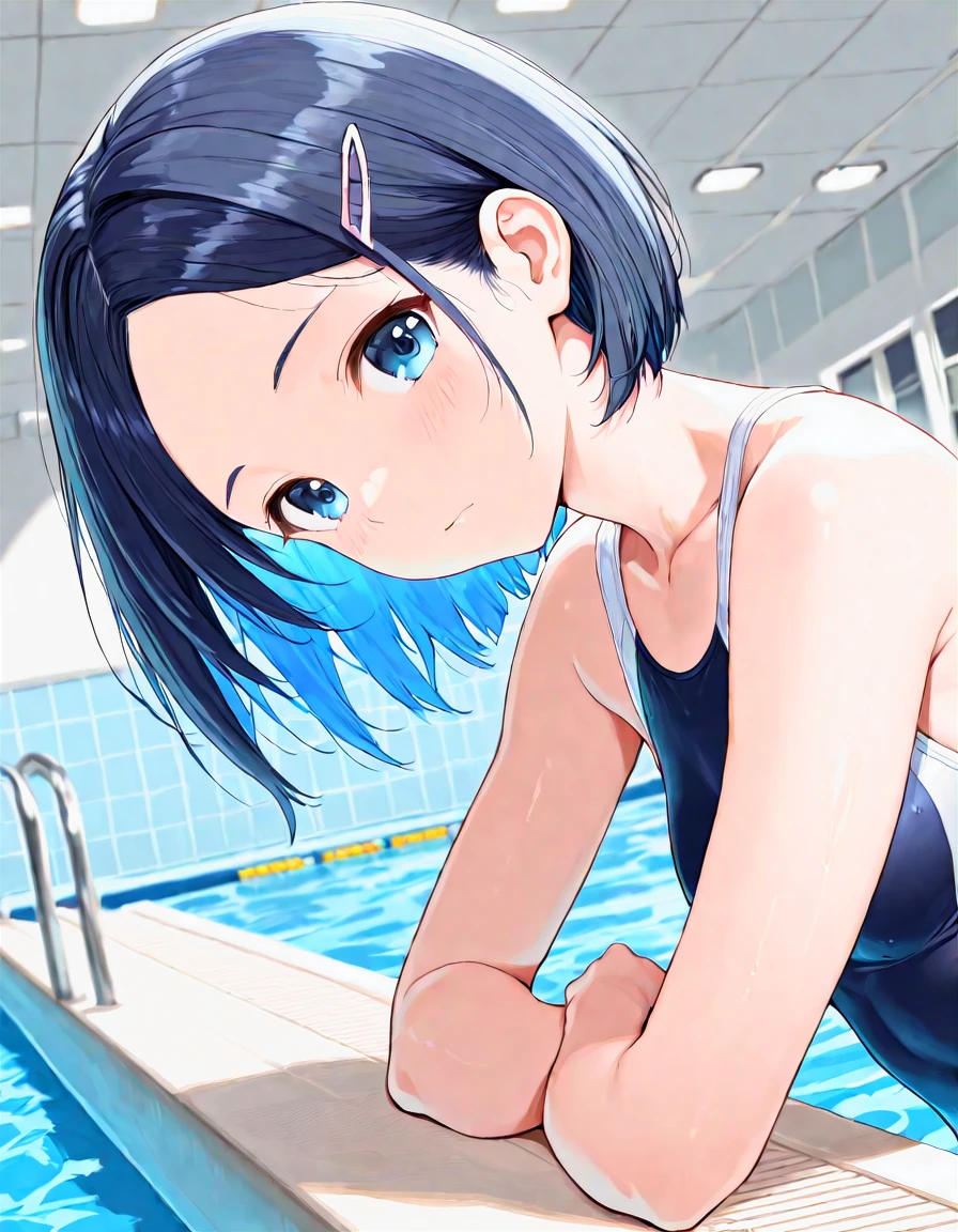 背泳ぎの入りが硬い