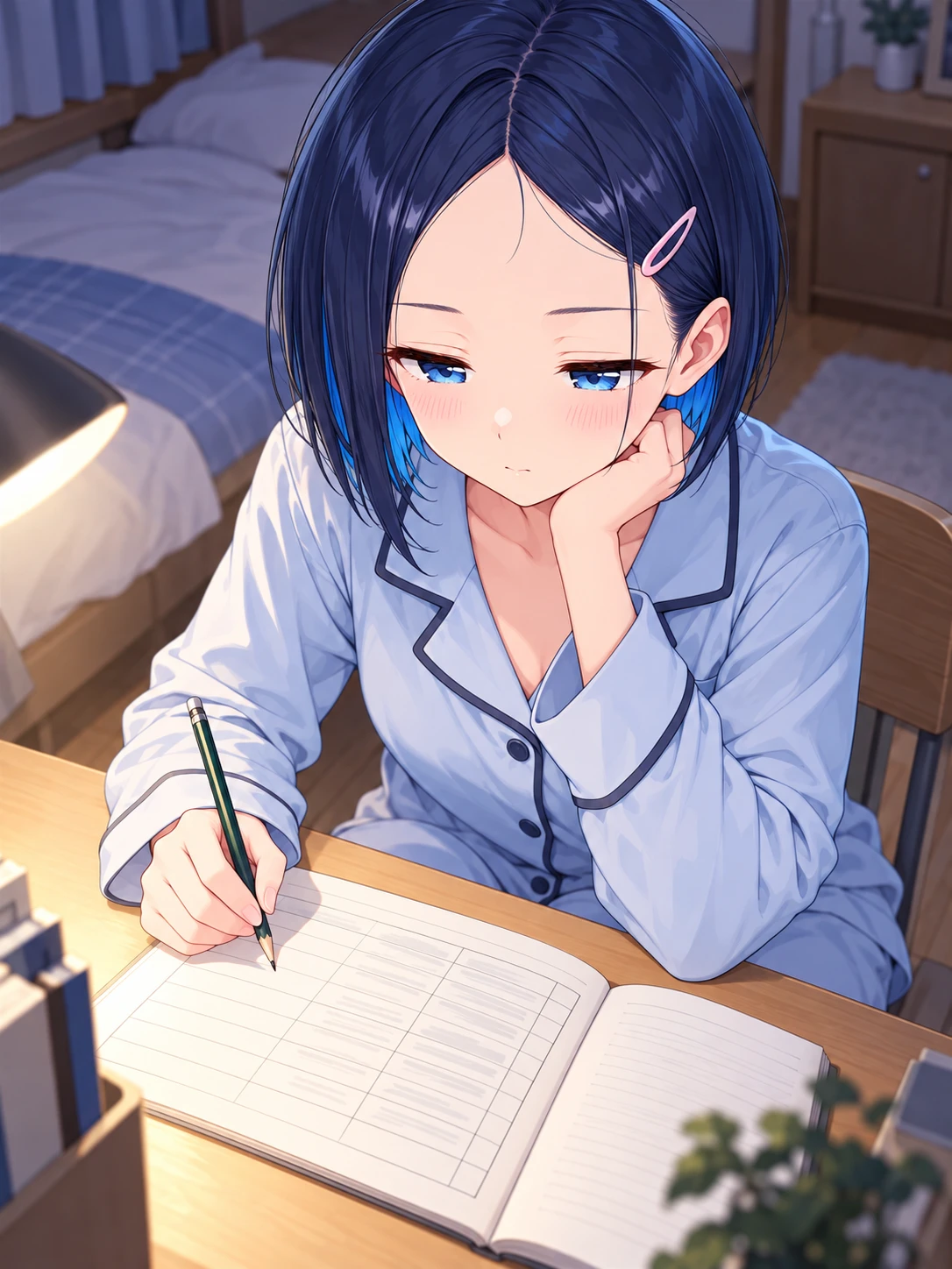 鉛筆の線